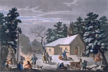 Samojeden auf einem Nachtmarkt in Obdorsk, 1812-13